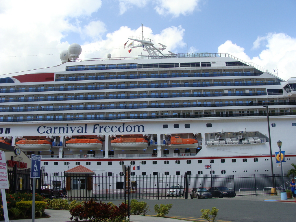 Carnival Freedom in St. Thomas