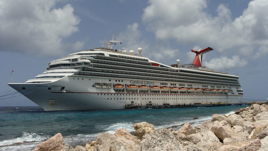 Carnival Liberty docked in Curacao