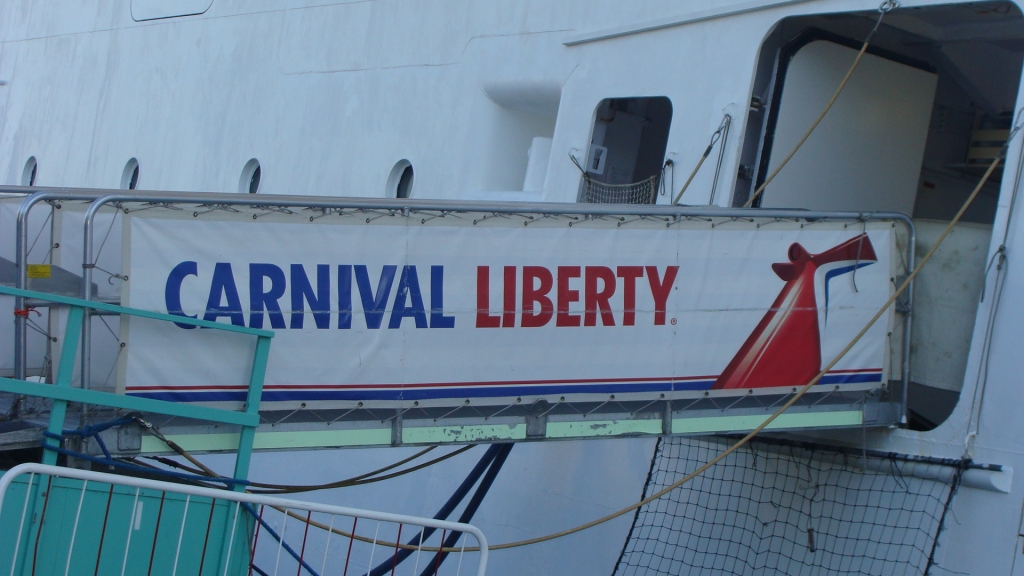 Carnival Liberty gangway