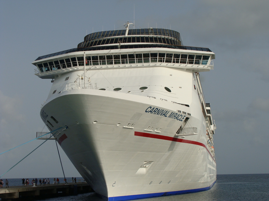 Carnival Miracle docked at Grand Turk