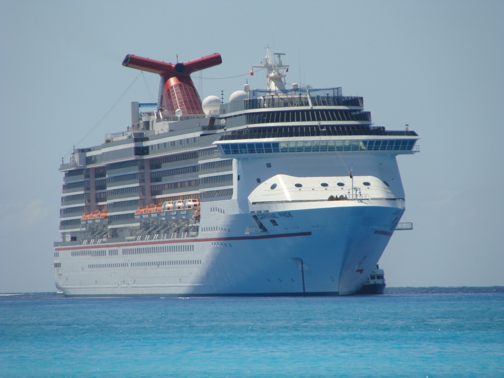 Carnival Pride Anchored off of HMC