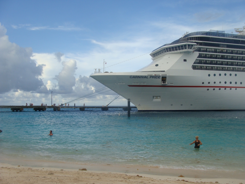 Carnival Pride docked in Grand Turk