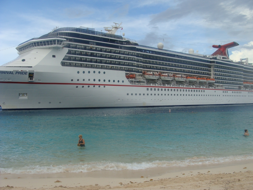 Carnival Pride docked in Grand Turk