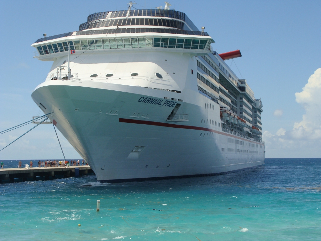 Carnival Pride docked in Grand Turk