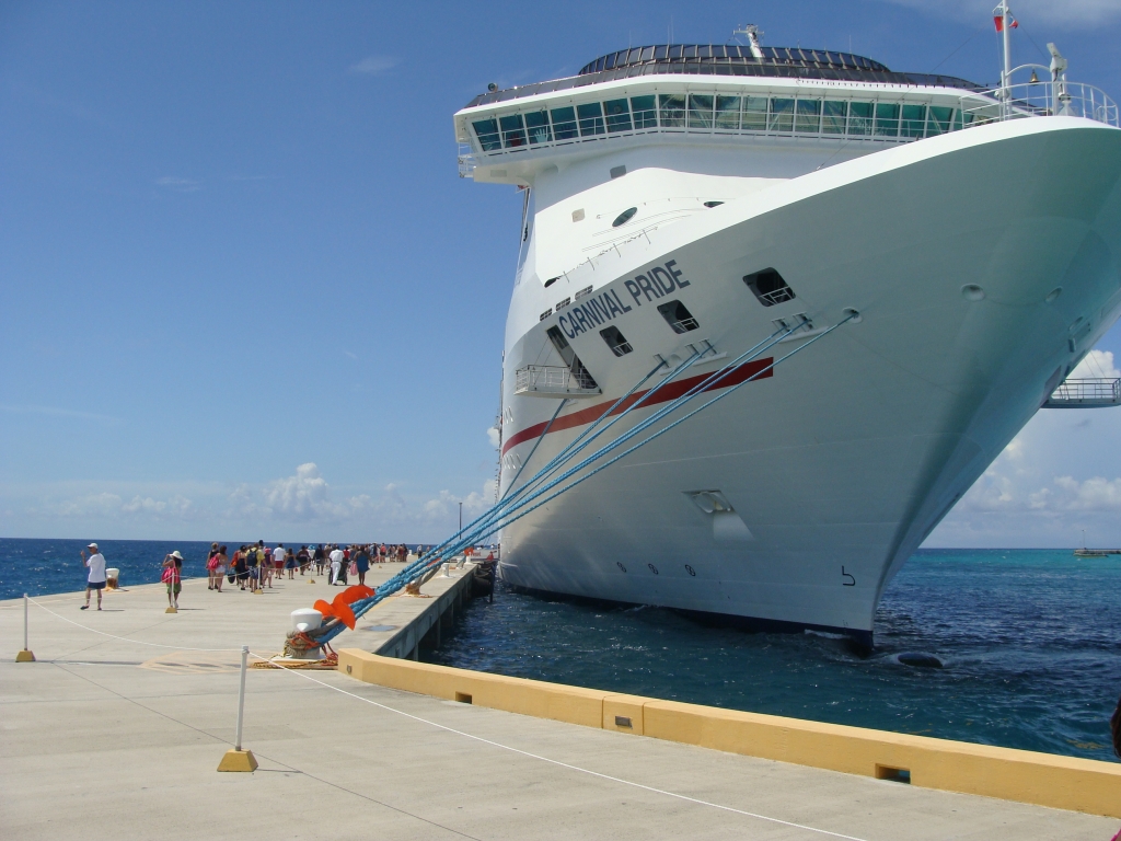 Carnival Pride docked in Grand Turk