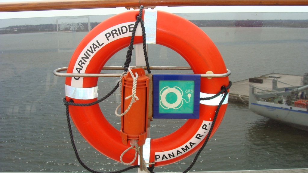 Carnival Pride life ring