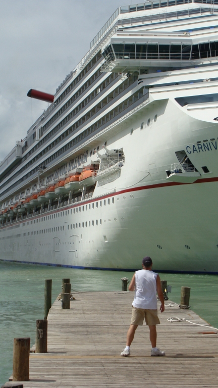 Carnival Splendor docked in Antigua