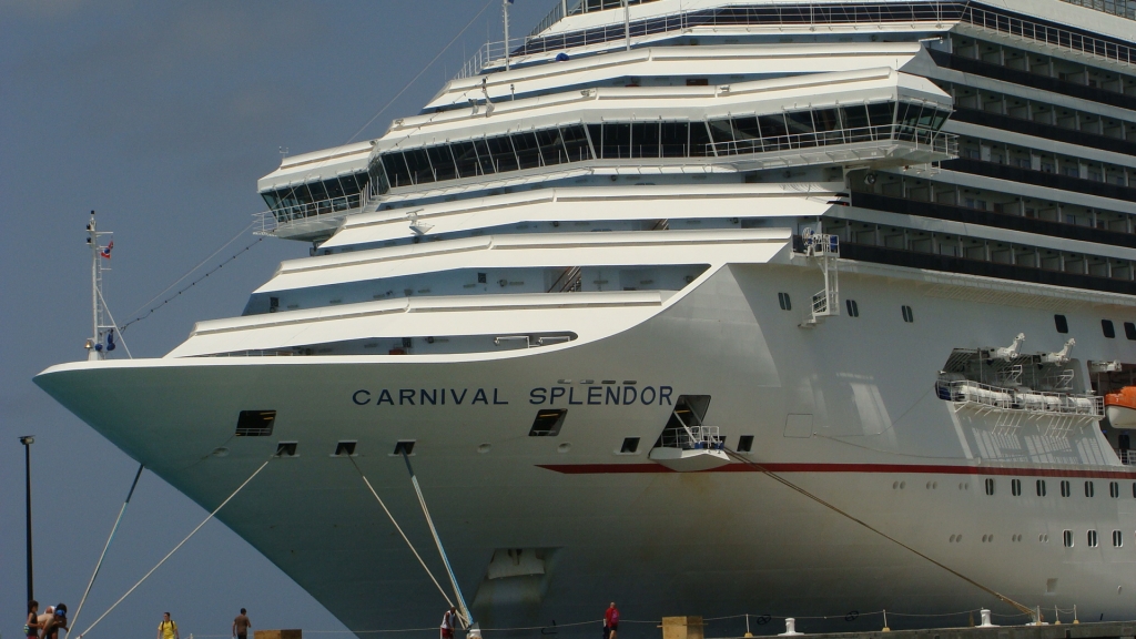 Carnival Splendor docked in Grand Turk