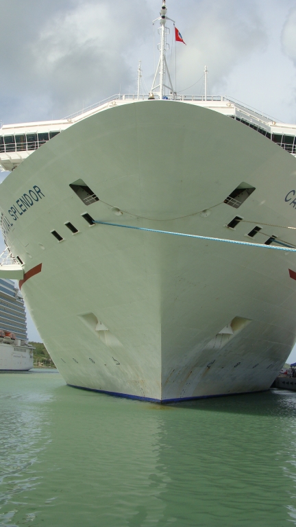 Carnival Splendor docked in St.John's, Antigua