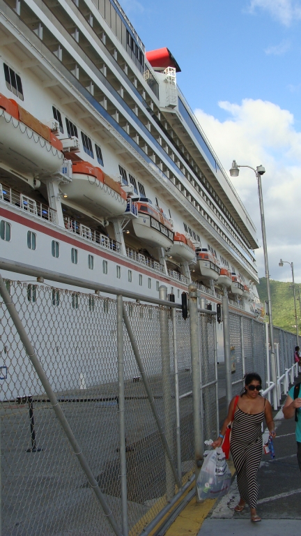 Carnival Splendor docked in St.Thomas