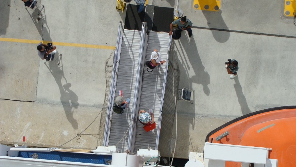 Carnival Splendor gangway