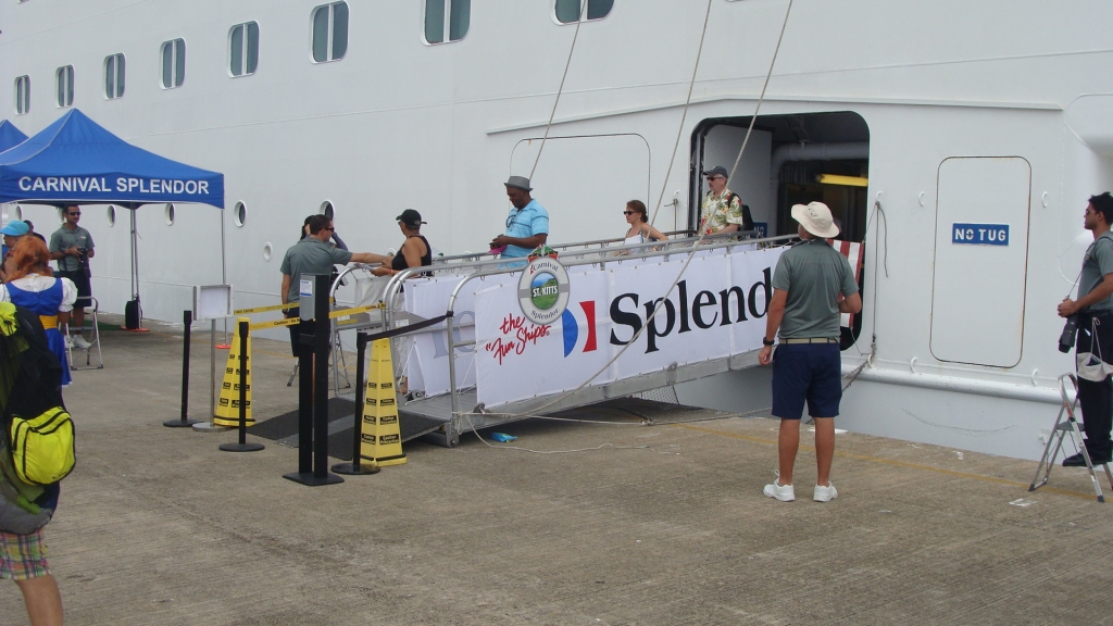 Carnival Splendor gangway