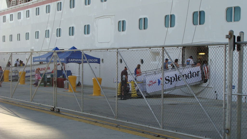 Carnival Splendor gangways