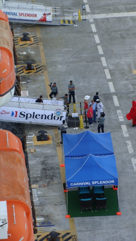 Carnival Splendor gangways