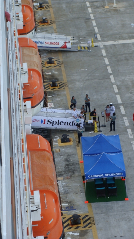 Carnival Splendor gangways