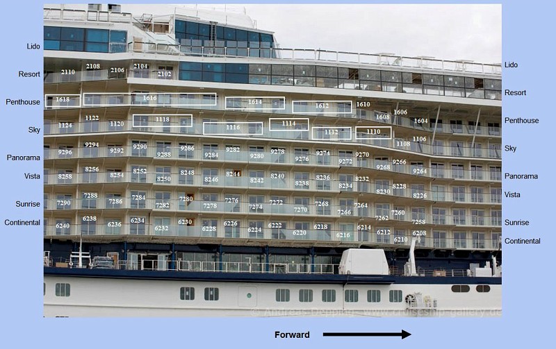 Celebrity Equinox Bump Balconies