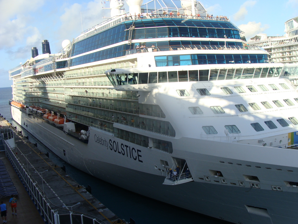 Celebrity Solstice arrives in St.Maarten