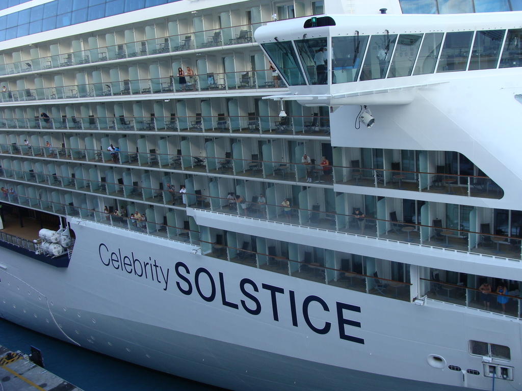 Celebrity Solstice arrives in St.Maarten