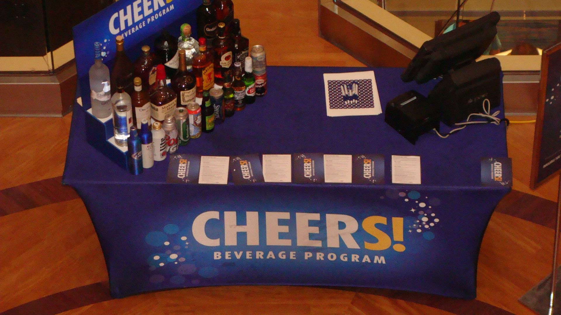 Cheers table in Lobby