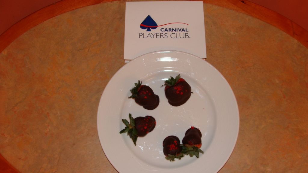 Chocolate Strawberries from the Player's Club