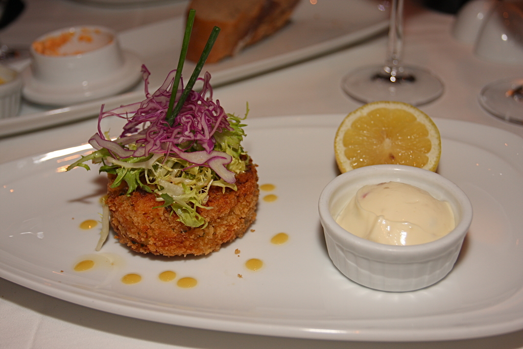 Crab and Shrimp Cake at Chops Grille