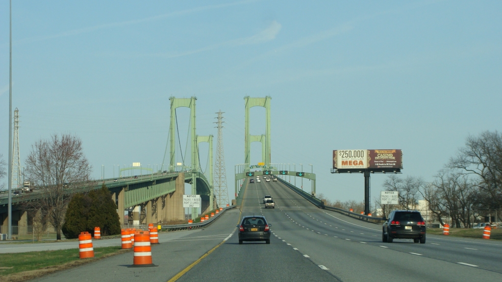 Crossing the Delaware Memorial Bridge