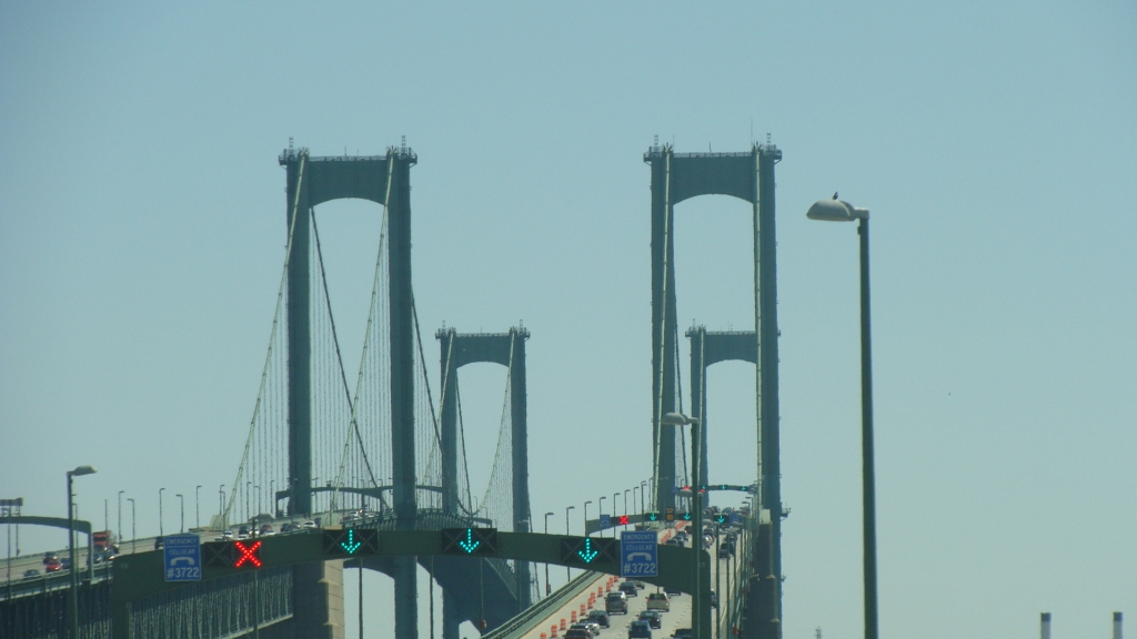 Crossing the Delaware Memorial Bridge