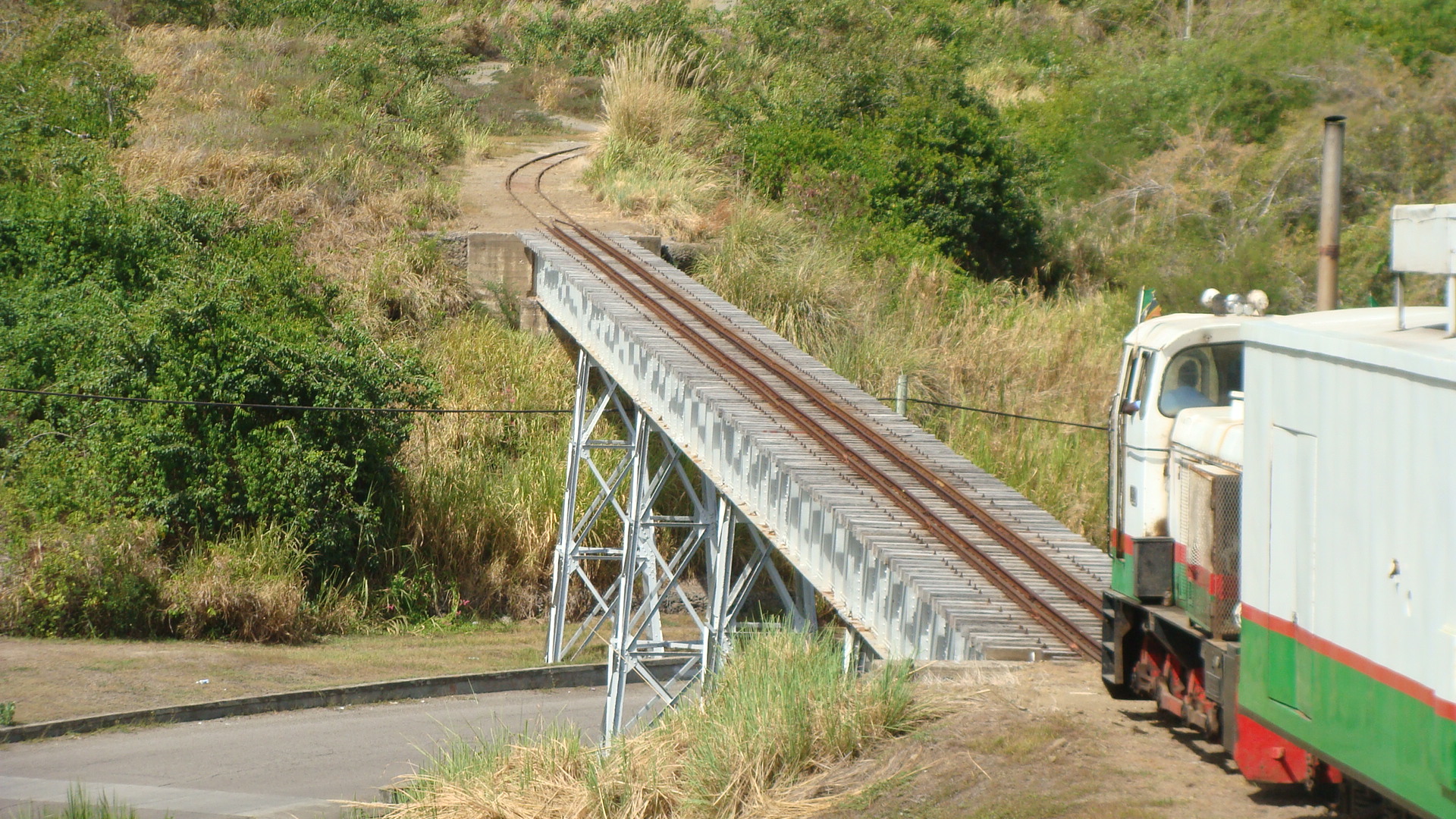 Crossing the third trestle