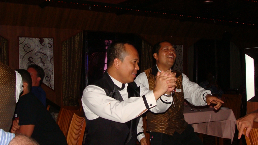 Dancing waiters