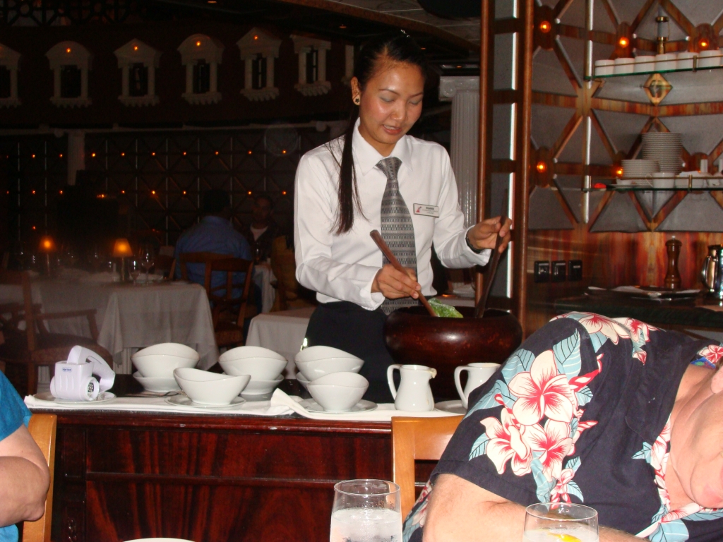 David's Steakhouse - Tableside Salad Prep