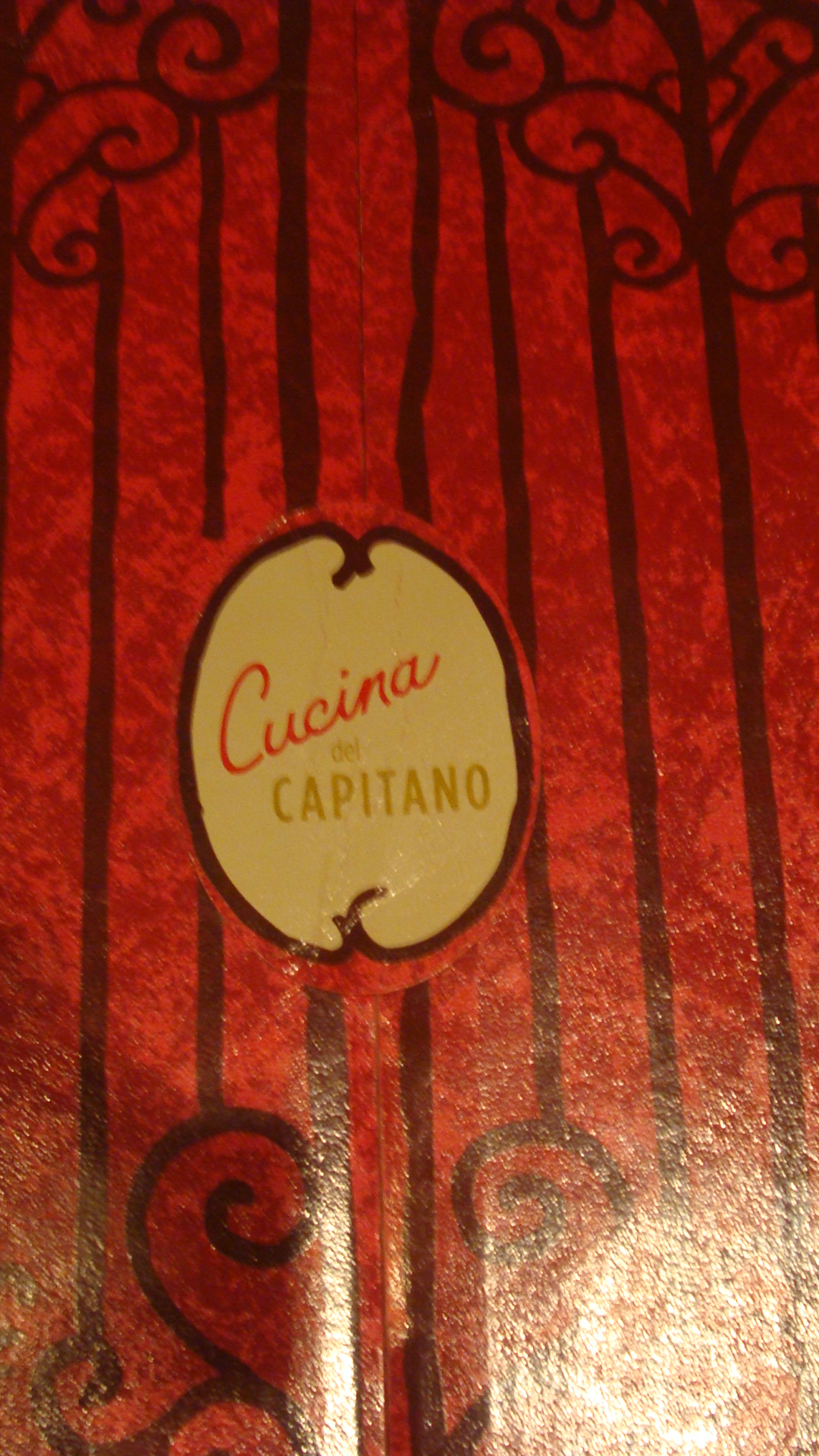 Dinner at Cucina del Capitano