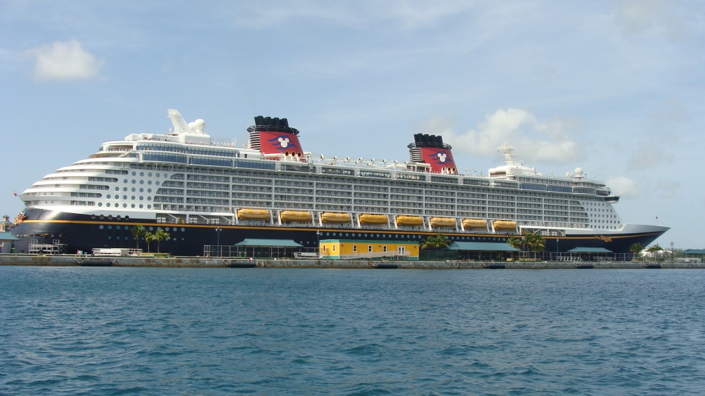 Disney Dream docked in Nassau