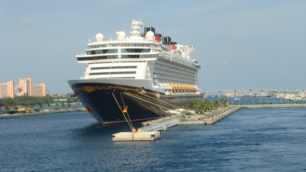 Disney Dream docked in Nassau