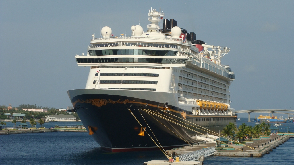 Disney Dream docked in Nassau