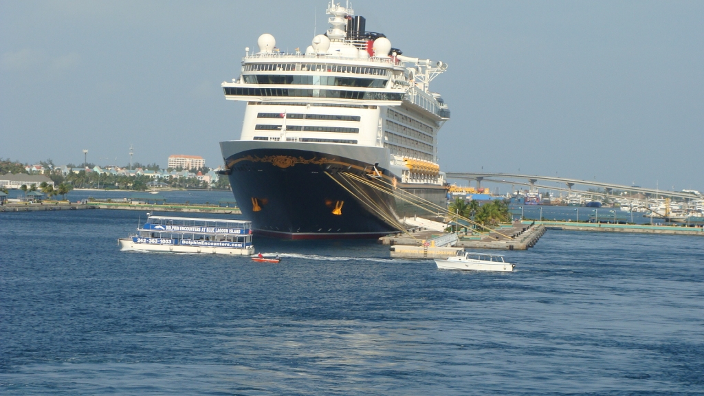 Disney Dream docked in Nassau