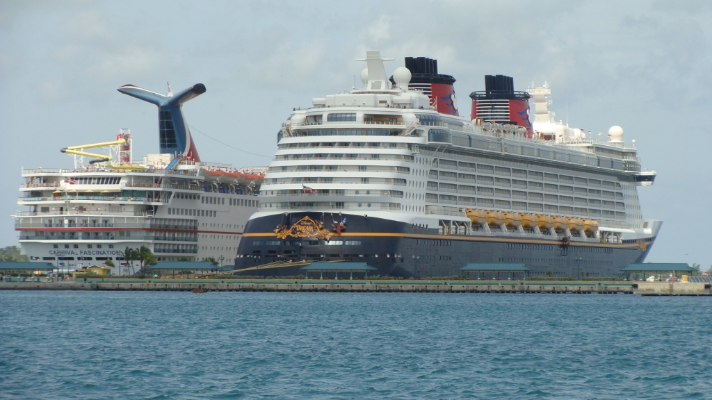 Disney Dream & Fascination docked in Nassau