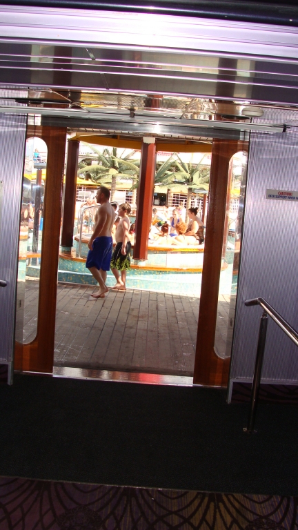 Doorway to the Lido Pool area