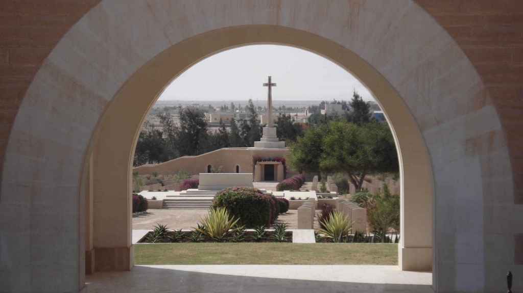 El Alamein. The British Cemetery