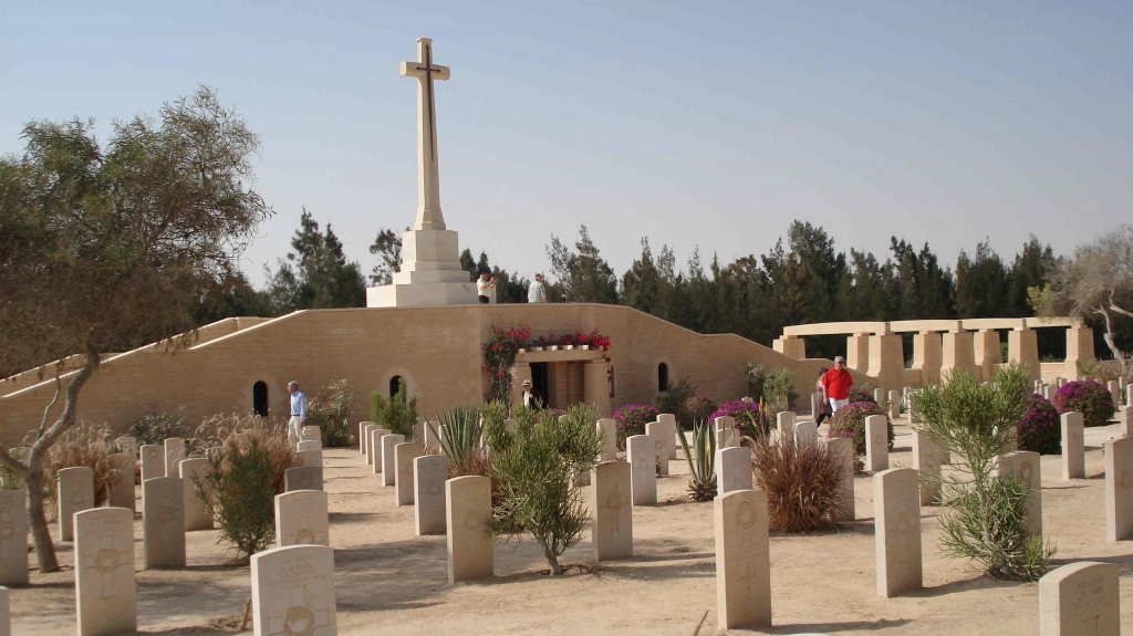 El Alamein. The British Cemetery