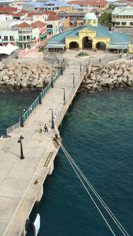 Empty pier