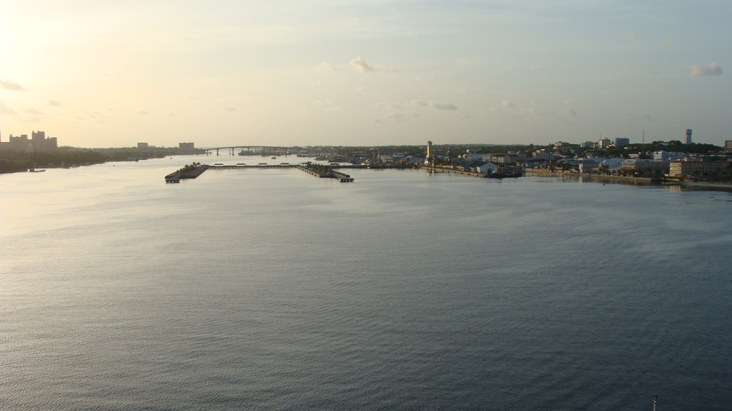 Entering the harbor