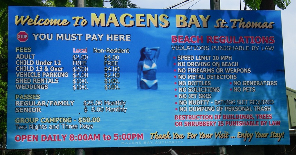 Entrance to Magens Bay