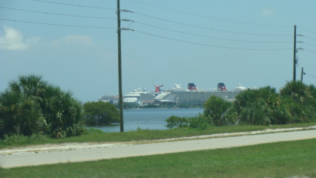 First view of ships