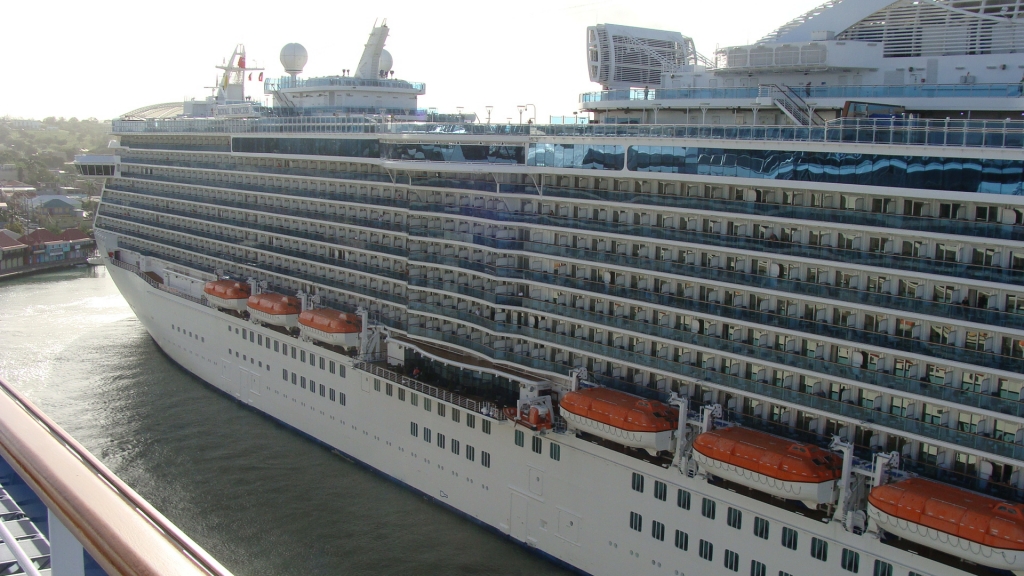 Forward half of the Royal Princess