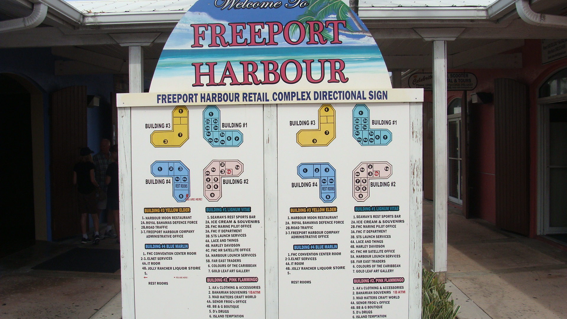 Freeport Harbour shop directory