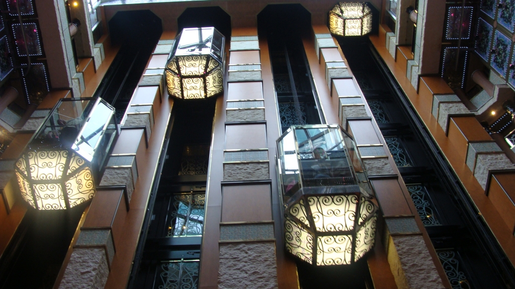 Garden Atrium elevators