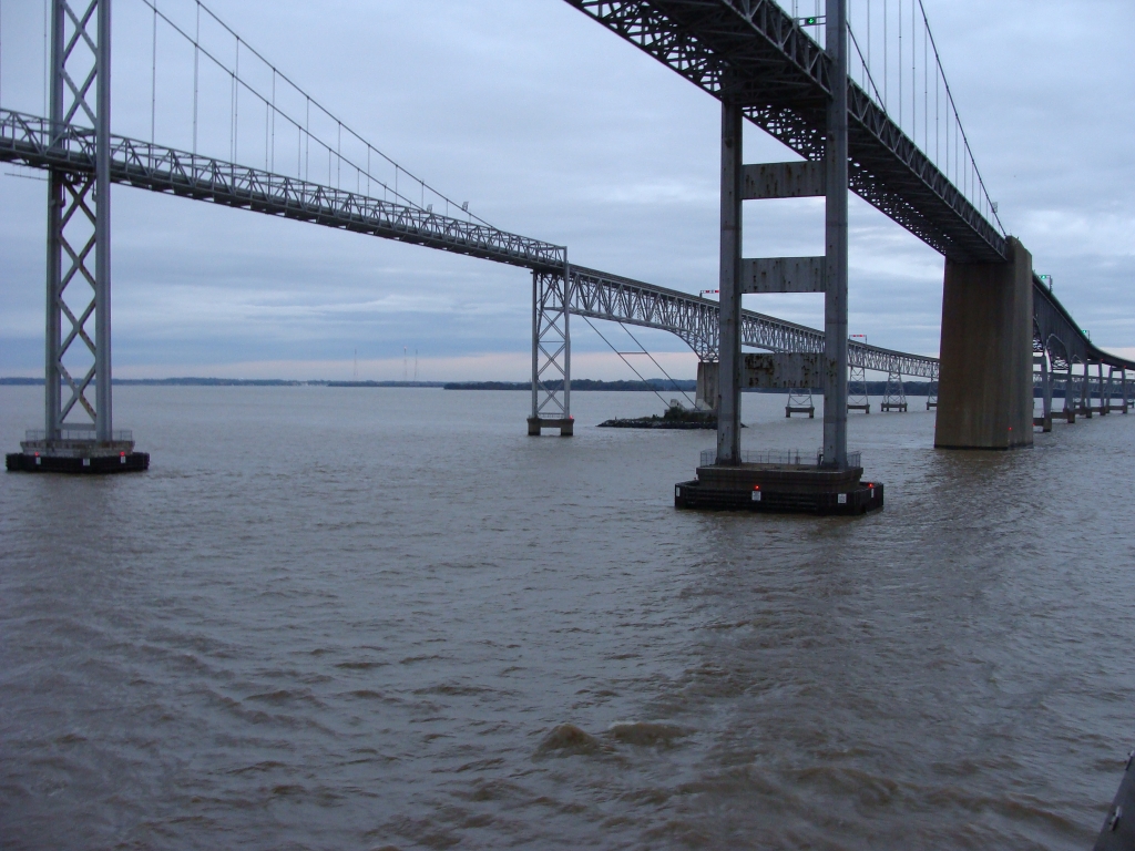 Going Under the Chesepeake Bay Bridges