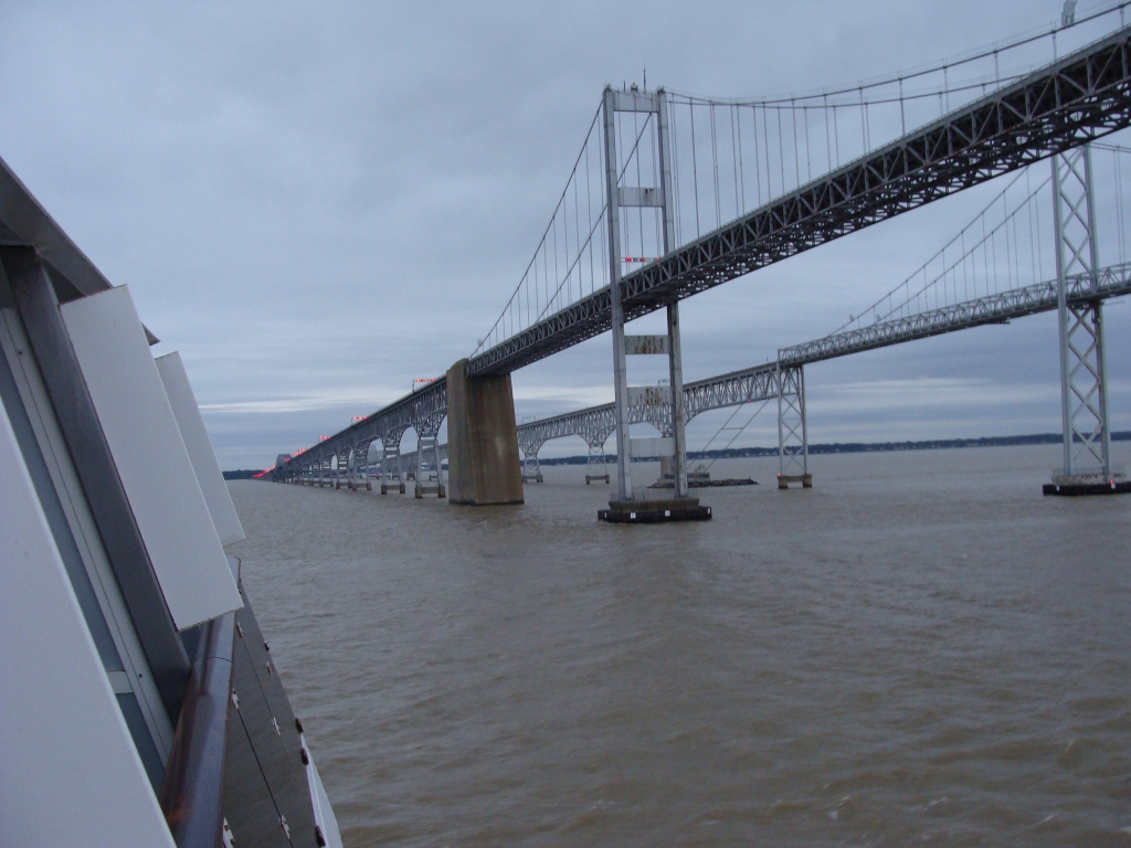 Going Under the Chesepeake Bay Bridges