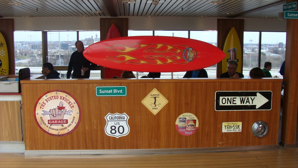 Guy's Burger Joint - seating area