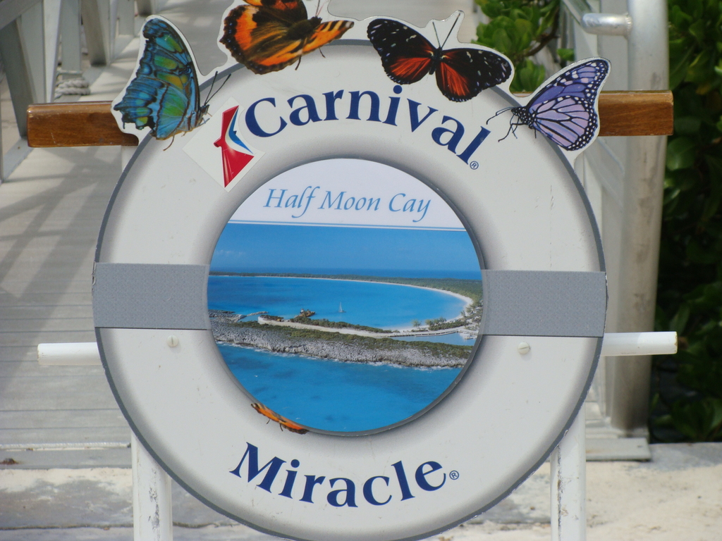 Half Moon Cay life ring